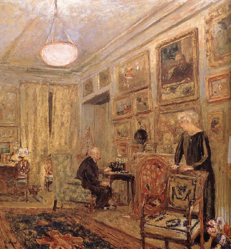 Edouard Vuillard Black in the room oil painting image